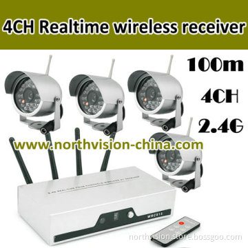 100m 4 CH. Wireless Camera Monitor System